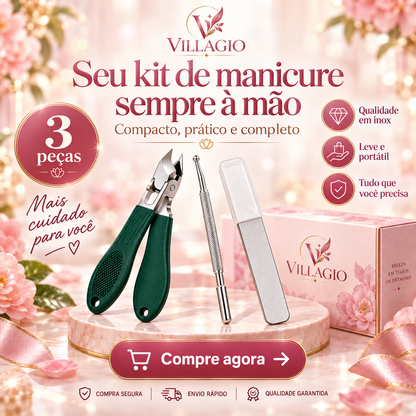 Kit Manicure Camélia Precision 3 em 1
