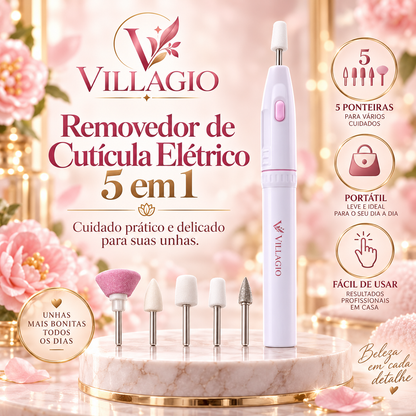 Removedor de Cutícula Elétrico 5 em 1